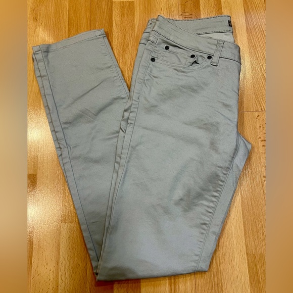 Prana Gray Straight Leg Jeans - Picture 1 of 9